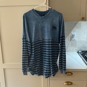 Wellfleet oysters cotton striped tee size m